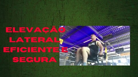 Dicas para a elevação lateral segura e eficiente