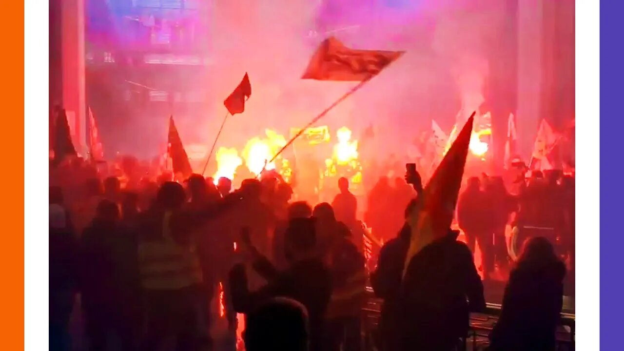 French Protestors Raid Blackrock Headquarters 🟠⚪🟣 NPC Global