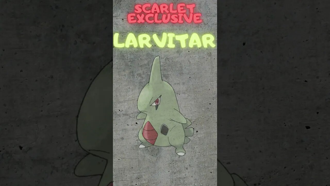 Pokemon Scarlet Larvitar