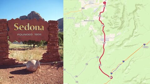 Riding through Sedona VIA route 179