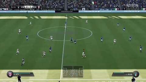 FIFA Career Mode 2022 World Cup Czech Republic Group Play Match 2 VS Italy (2-0)