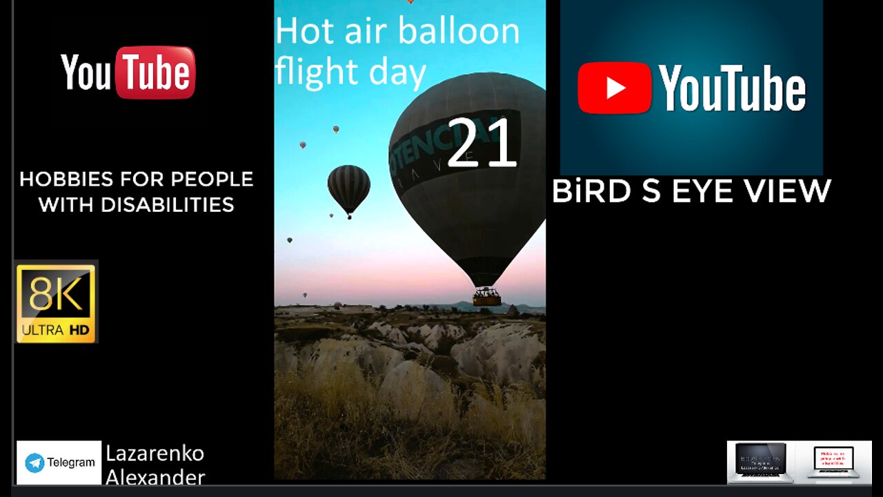 Hot air balloon flight day 21