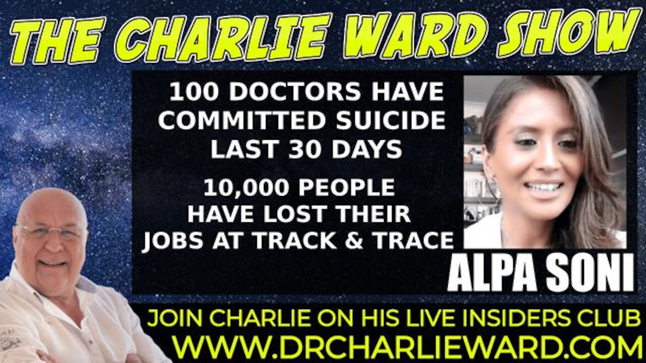 CONNECT INSTEAD OF DIVIDE, DOCTORS COMMITTING SUICIDE LAST 30 DAYS, WITH ALPA SONI & CHARLIE WARD