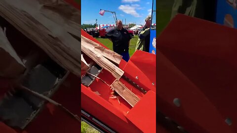 How to make A LOT of Firewood FAST #firewood #wood #processor #eastonmade