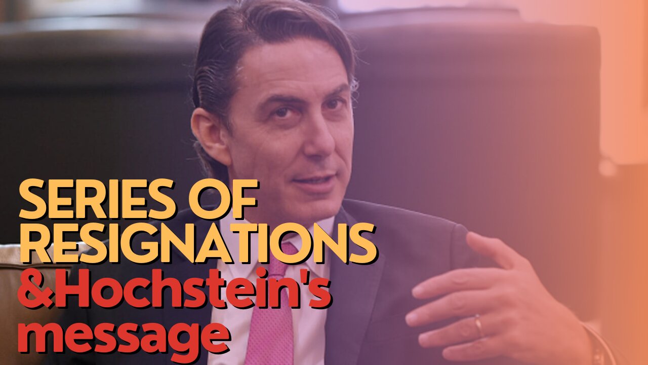 Israel Watch: Series Of Resignations And Hochstein's Message