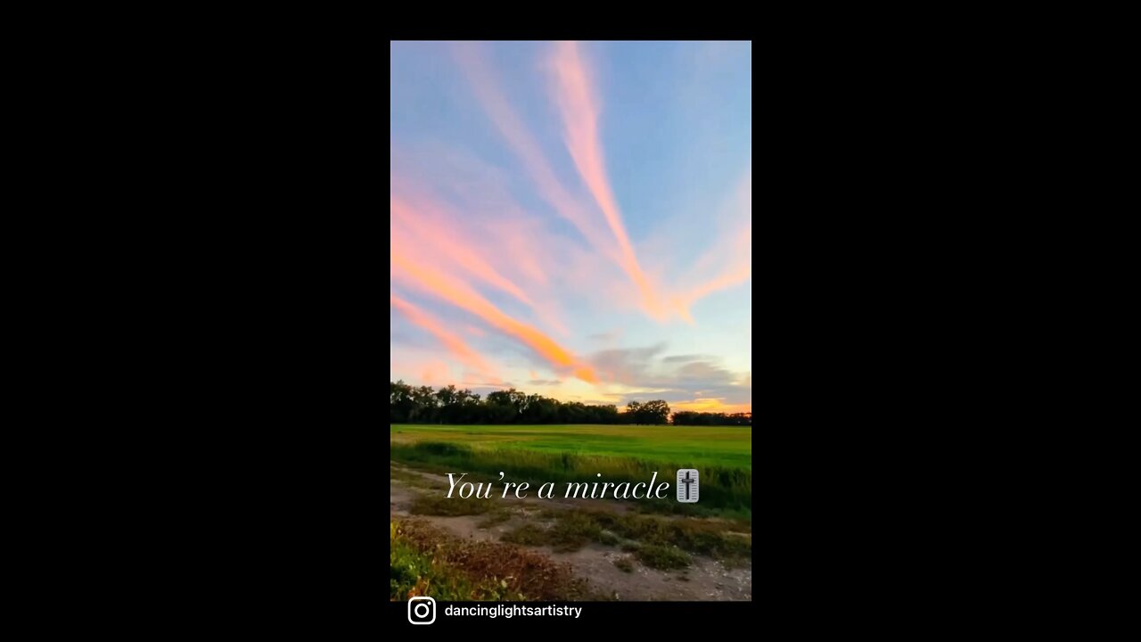 You’re a miracle🎚