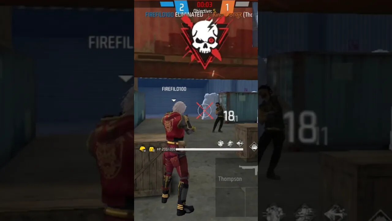 উড়ে উড়ে মারলাম।#shorts #firefild100