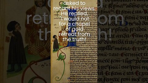 Jan Hus: Murdered by the Church