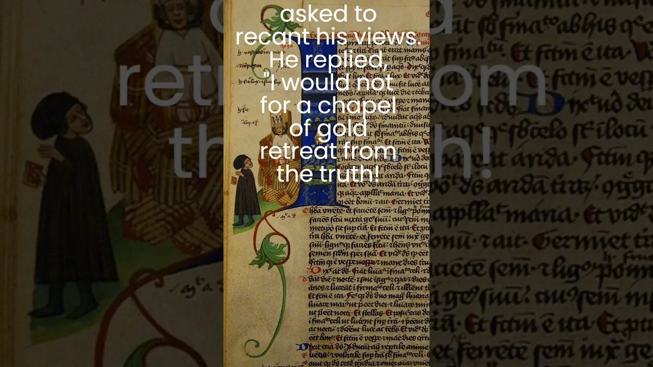 Jan Hus: Murdered by the Church