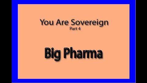 You are Sovereign Part 4