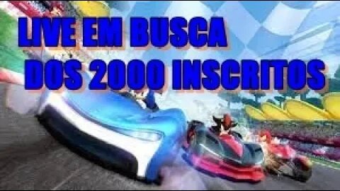 TEAM SONIC RACING-BUSCANDO OS 2000 MIL INSCRITOS FALTA POUCO GALERA.