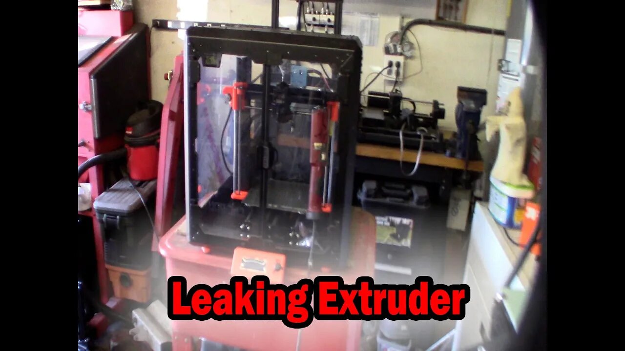 Prusa MK3S+ with Original Prusa Enclosure melted extruder leaking from top of heater block repair