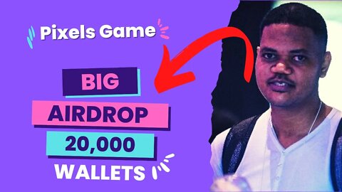 Missed Aptos Airdrop? A Big Airdrop By Pixels Game Of 2 Tokens. 20000 Wallets. Snapshot Oct 31.