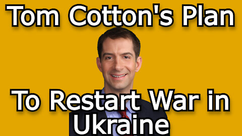 Tom Cotton Stokes Tensions With Russia Over Ukraine