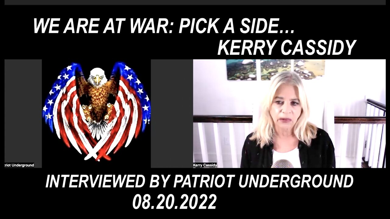 KERRY INTERVIEWED BY PATRIOT UNDERGROUND: WE ARE AT WAR