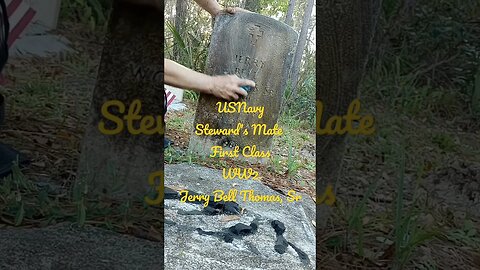 #uSNavy #headstonecleaning #ww2 #blackveteran #abandonedblackcemetery #veteran