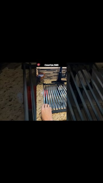 Roll Up Dish Drying Rack #amazonmusthave #cleaningtiktoks #rollupdishrack #shorts