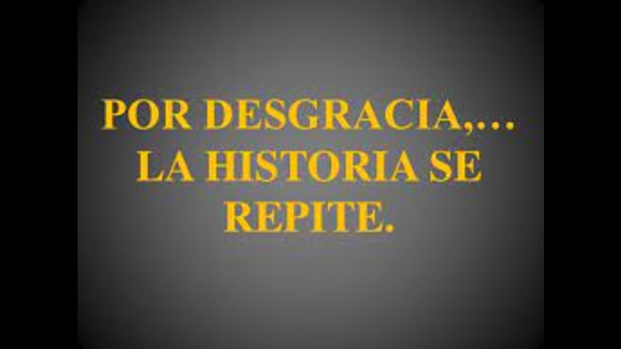 LA HISTORIA SE REPITE LITERALMENTE