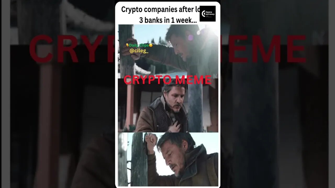 CRYPTO MEME: CRYPTO COMPANIES after Losing 3 BANKS in 1 Week #cryptomeme #banks #bankrun #svb #trade