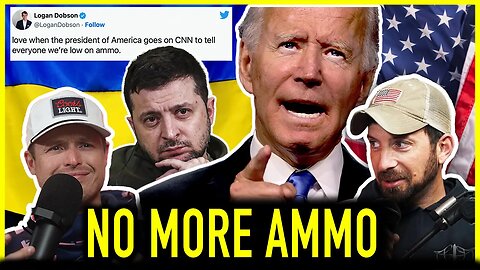 BIDEN tells the WORLD "WE'RE LOW ON AMMO"...