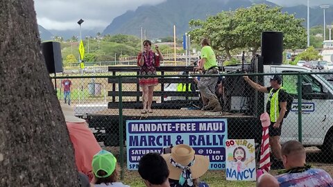 Levana Lomma For Our Rights CEO Mandate Free Maui 10-16-2021