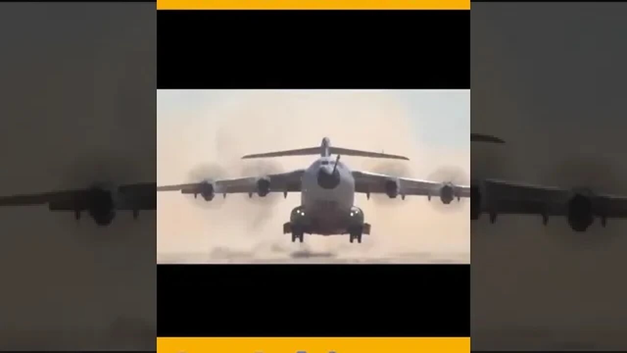 Jumbo Jet #Airbus A400 Lift Off In The Desert #AeroArduino #Aviation #Flying