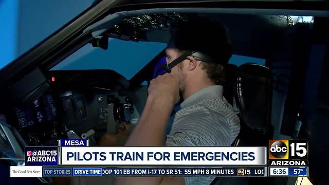 Pilots train for emergencies in Mesa