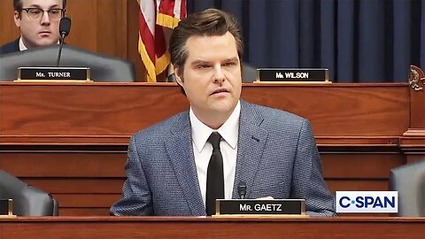 Matt Gaetz caught spreading literal Chinese propaganda at live hearing