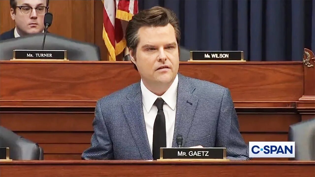 Matt Gaetz caught spreading literal Chinese propaganda at live hearing