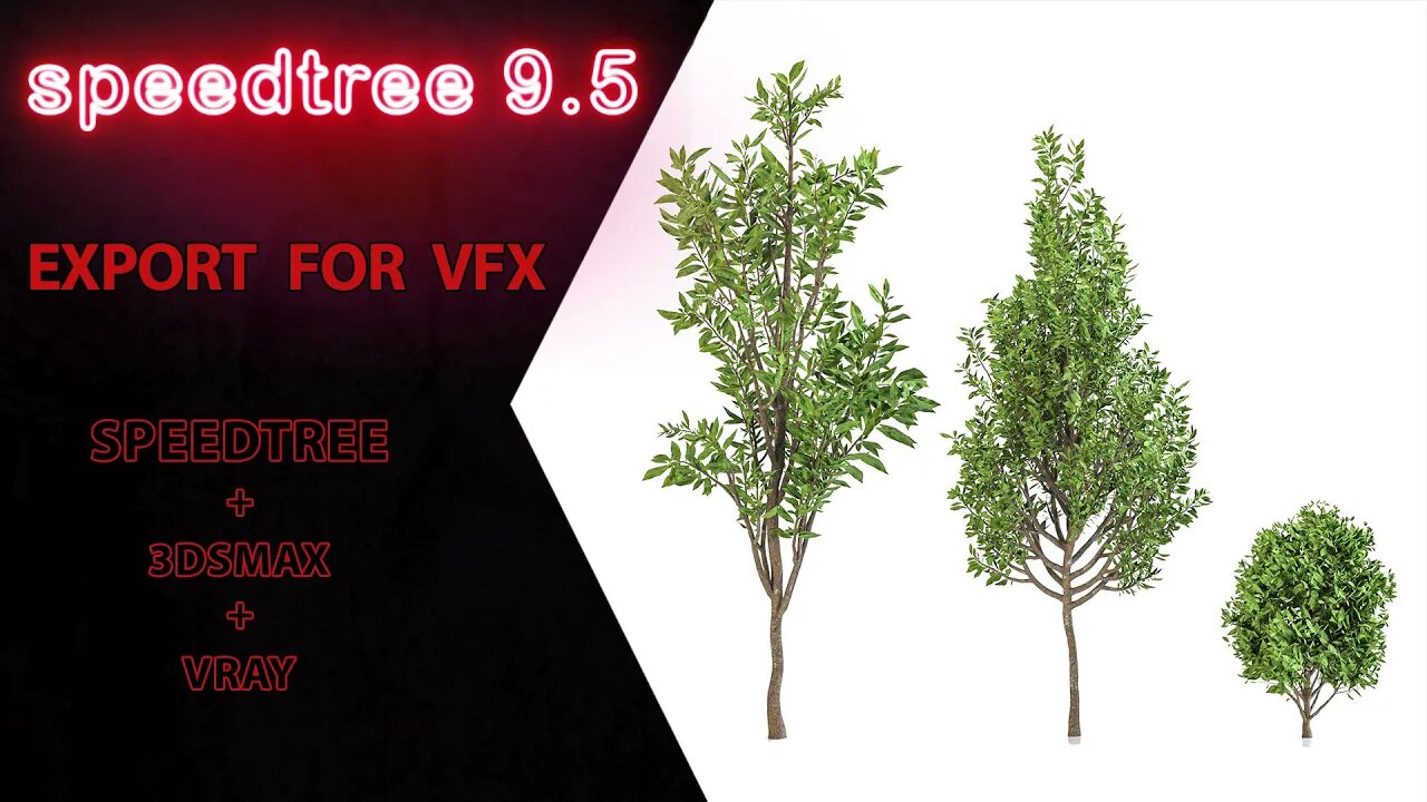 speedtree tutorial - export to 3dsmax