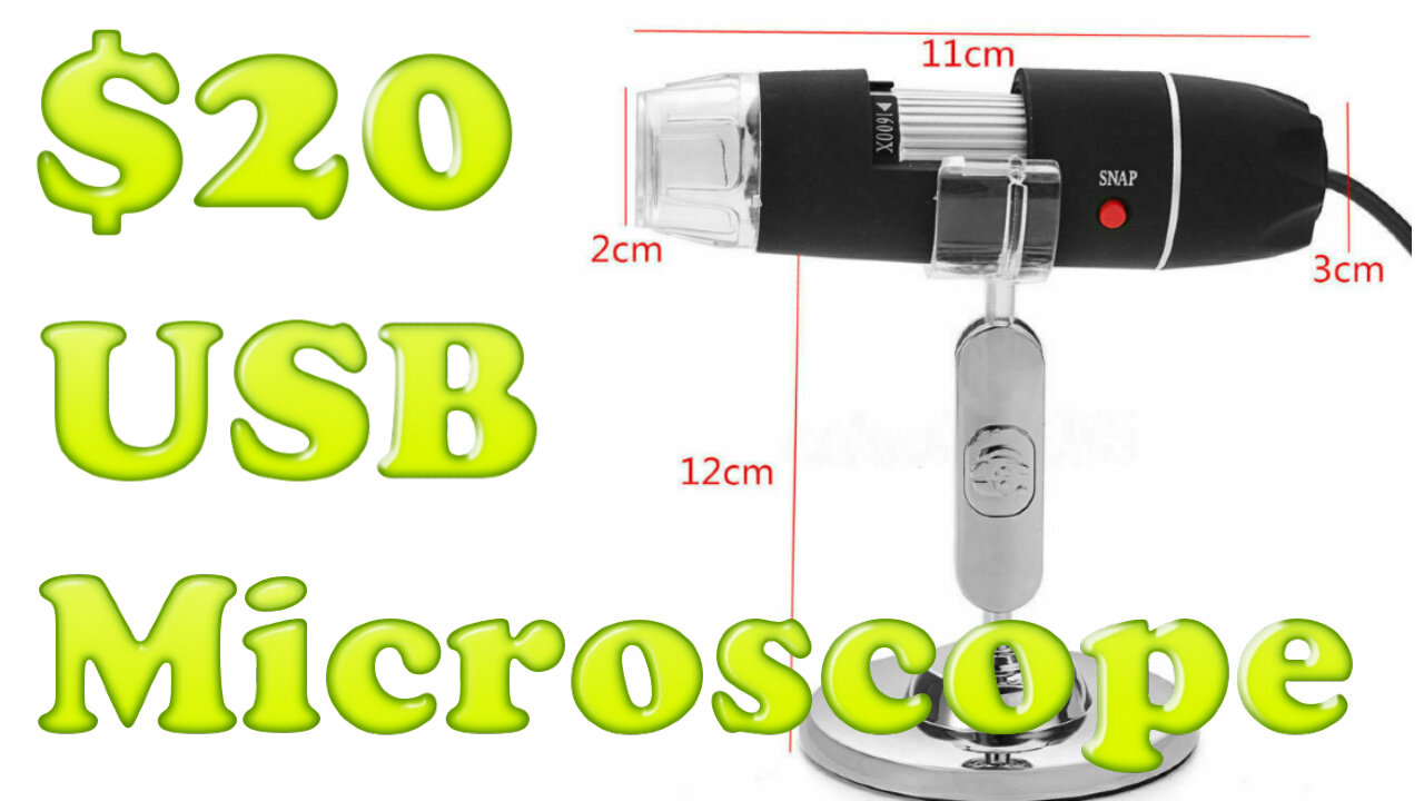 $20 USB Microscope Review By Gym_