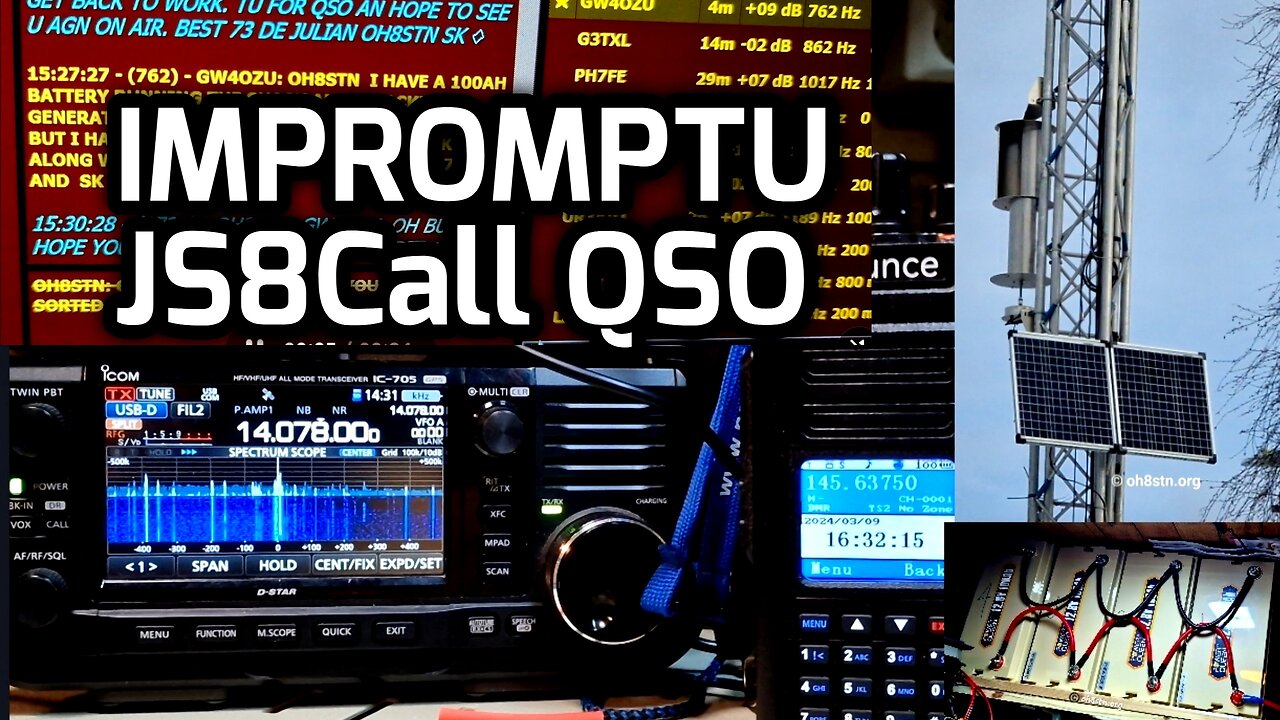 QRP Ham Radio QSO with JD8Call