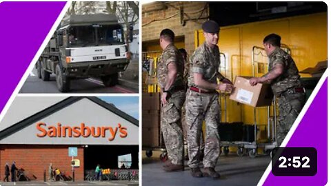 UK Army On Standby To Stock Supermarket Shelves