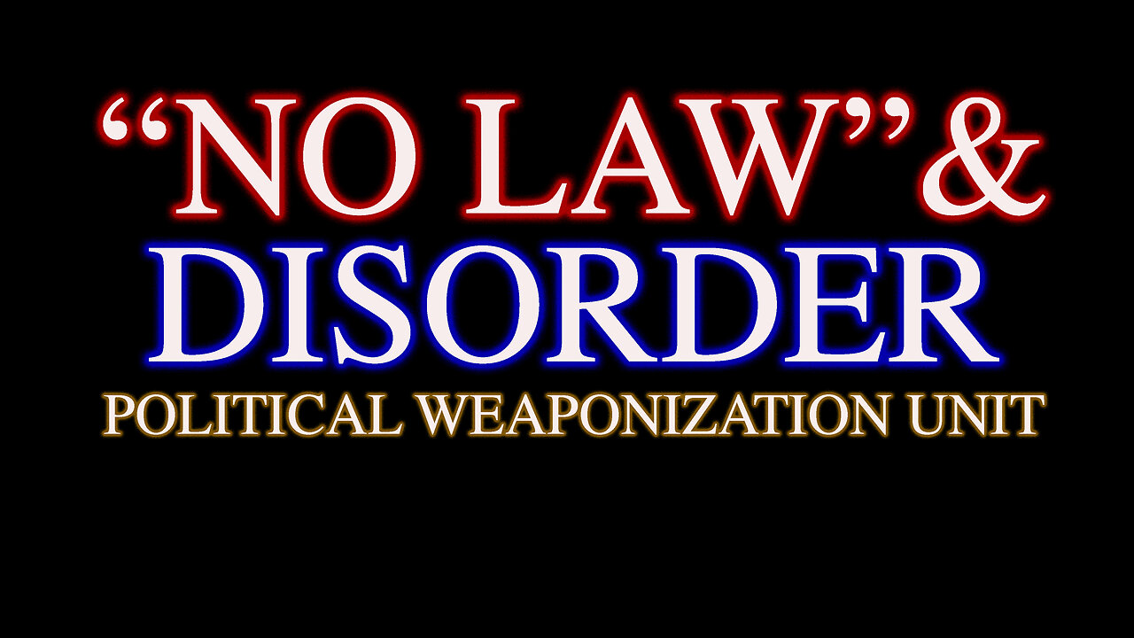 "No Law" & Disorder (Parody)