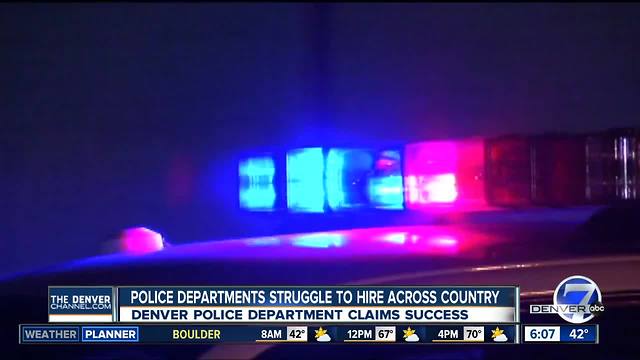 Denver PD growing as agencies across the U.S. struggle with fewer recruits