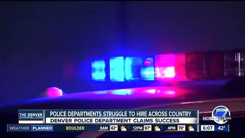 Denver PD growing as agencies across the U.S. struggle with fewer recruits