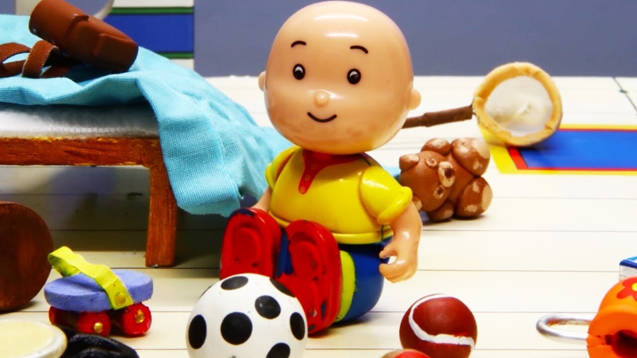 Funny Animated cartoons Kids Leo's Birthday WATCH ONLINE Caillou Stop Motion