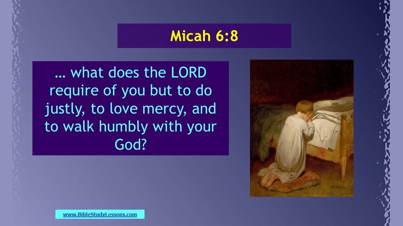 Video Bible Study: Micah #09