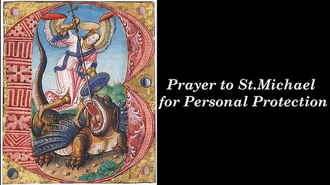Prayer to St Michael for Personal Protection