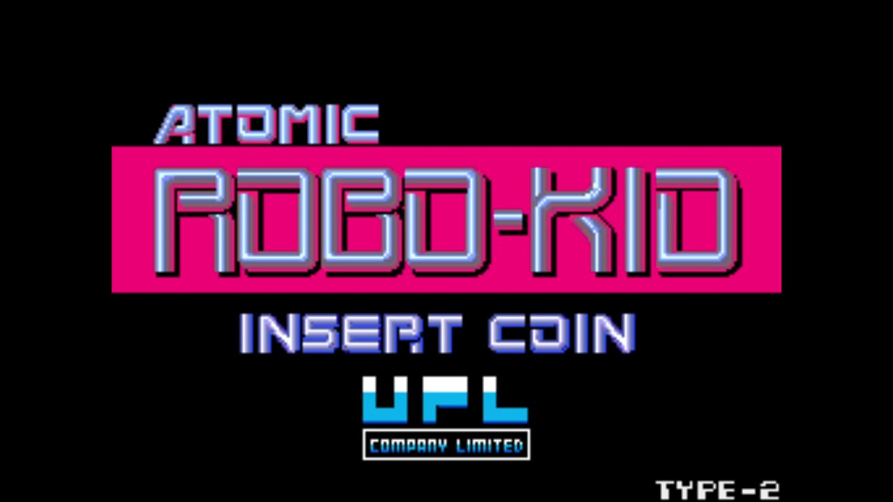 Atomic Robo Kid Arcade Game, UPL 1988, playthrough