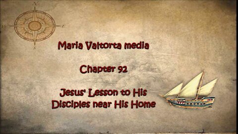 Jesus' Lesson to His Disciples near His Home.