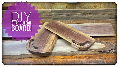 DIY Black Walnut Charcuterie Board!