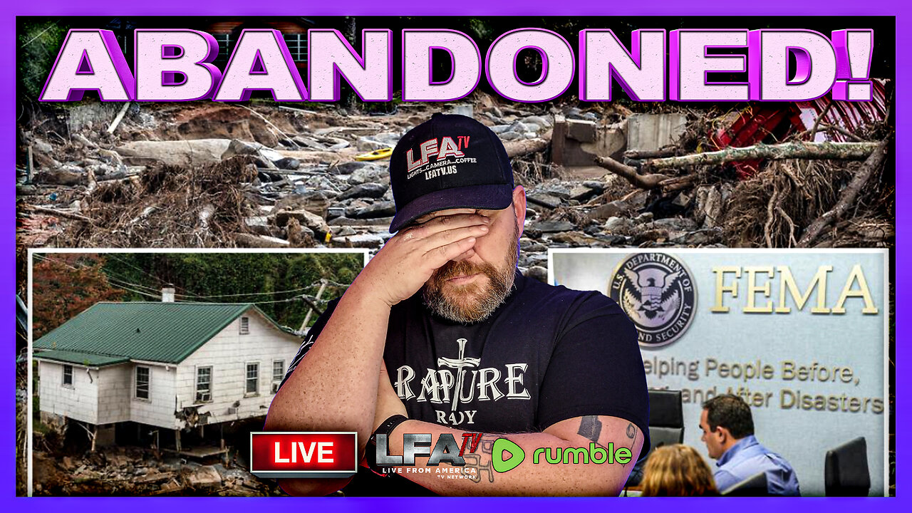 FEMA IS THE ENEMY! | LIVE FROM AMERICA 10.7.24 11am EST