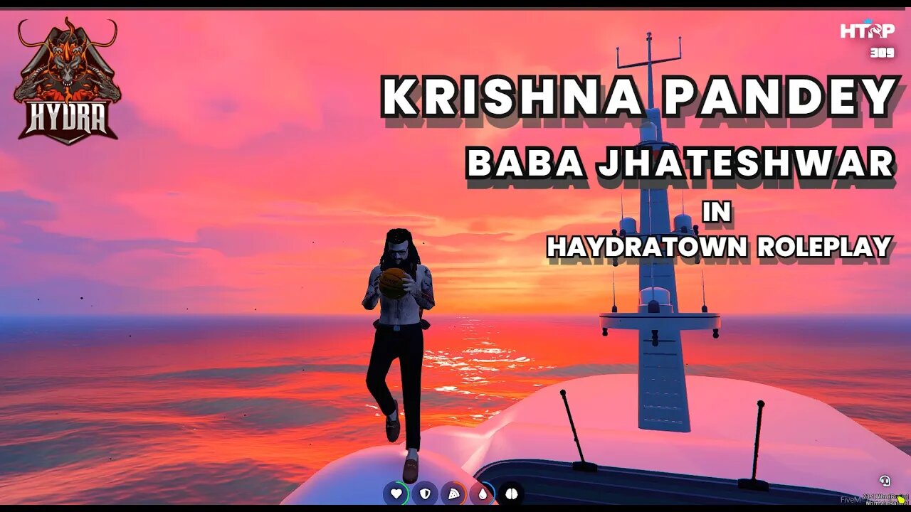 BABA JHATESHWAR GUN HEIST | KRISHNA IN HTRP3.5 | @hydratownroleplay #htrp #htrplive #lifeinhtrp