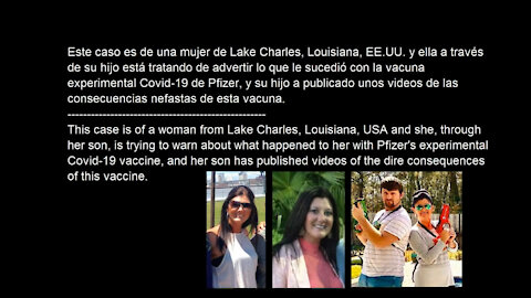 Víctima de la vacuna Pfizer.