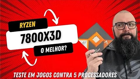 RYZEN 7800X3D vs 5800X3D + RTX 4070TI - Teste em jogos