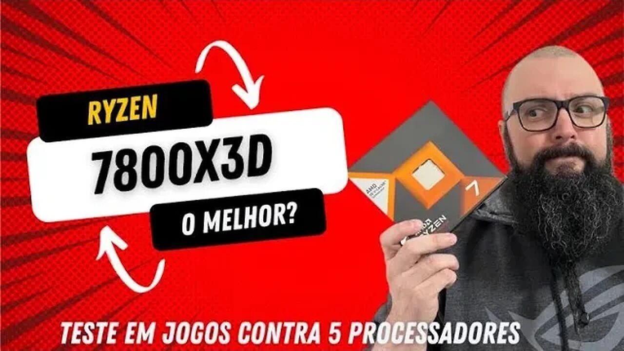 RYZEN 7800X3D vs 5800X3D + RTX 4070TI - Teste em jogos