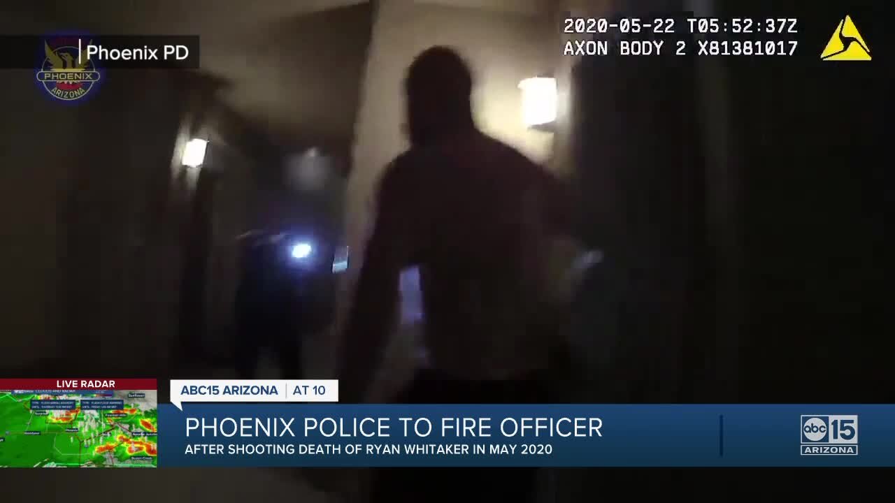 Phoenix Police Department moves to fire officer who shot, killed Ryan Whitaker following review