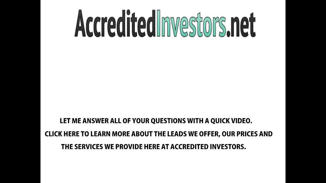 Qualified Investors