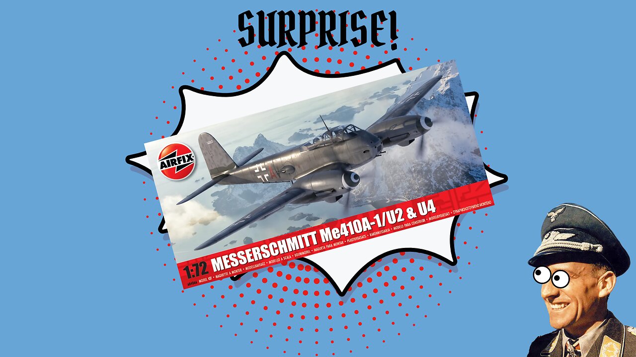 Unboxing The Surprise Released 1/72 Scale Me410 From Airfix